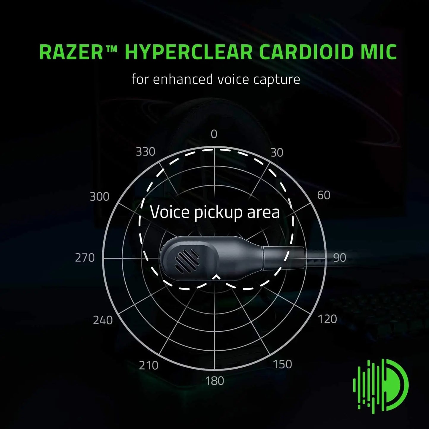 Razer BlackShark V2 X Wired Esports Headset with Passive Noise Cancellation, 7.1 Surround Sound, Hyperclear Cardioid Mic