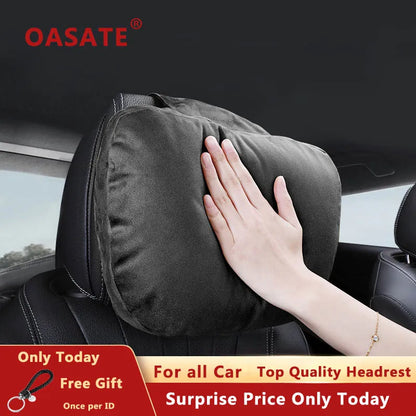 Top Quality Car Headrest Neck Support: Soft Universal Adjustable Seat Pillow - Maybach Design S Class Neck Rest Cushion