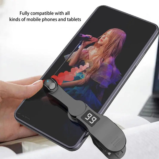 Digital Auto Screen Clicker - Smartphone Tapper for Apps, Video Live Streaming, Gaming, and Tripod Touch Assistance