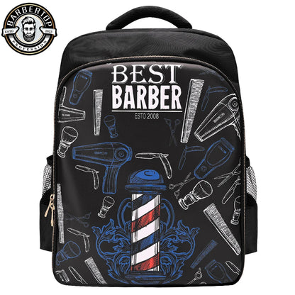 Portable Professional Barber Salon Makeup Backpack - Large Capacity Multifunctional Hairdressing Travel Bag