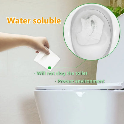 Disposable Toilet Seat Covers: Pack of 50/30/10 - Portable, Waterproof, Biodegradable Bathroom Mats for Travel, Camping, Hotel