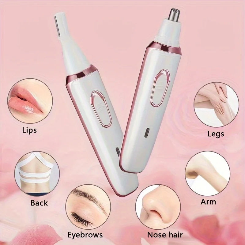 4 in 1 Electric Lady Shaver - Painless Body Hair Removal Epilator, Cordless Trimmer Razor, Perfect Gift for Women