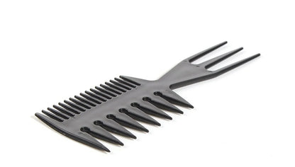 Professional Fish Bone Shape Hair Brush: Double-Sided Tooth Combs for Barber Hair Dyeing and Cutting - Man Hairstyling Tool