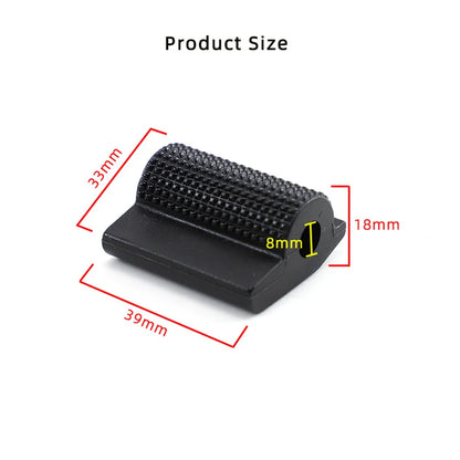 9mm Motorcycle Shift Gear Lever Pedal Rubber Cover Shoe Protector Foot Peg Toe Gel: Moto Accessories for Kawasaki, Honda, Yamaha