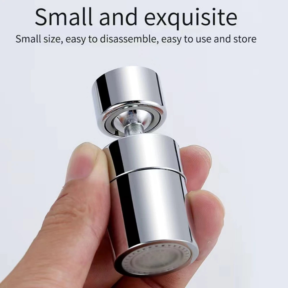 360° Rotary Kitchen Faucet Spray Head Filter: Splash-Proof Adapter with 2 Adjustable Modes - Sink Faucet Aerator