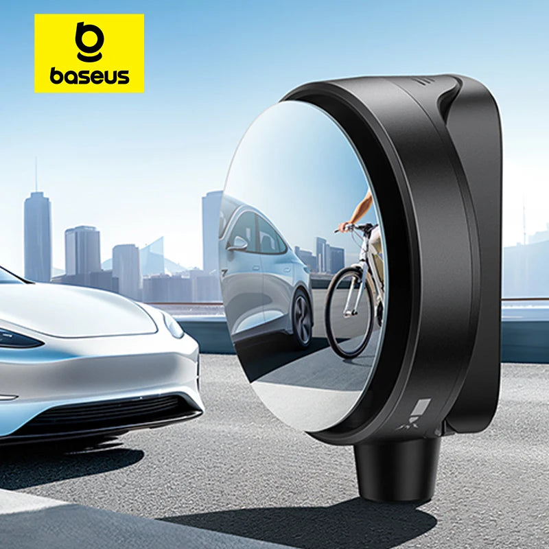 Baseus Car Backseat Rear View Mirror : Full 360 Degree Wide Angle Vision, Waterproof Safety Assistant - Auto Rearview Mirror Upgrade