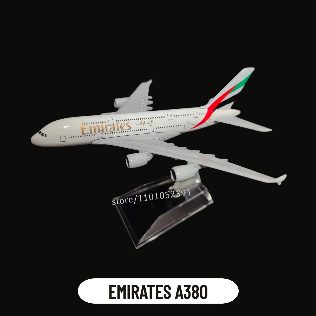 Emirates Airlines Diecast Airplane Model 1:400 - Metal A380 & B777 Aircraft Replica, Aviation Miniature for Home Decor and Toy for Boys