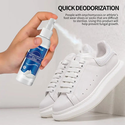 60ml Shoe Shock Antibacterial Spray: Foot Odor & Stink Freshener - Socks Odor Remover and Antiperspirant Refresh Spray