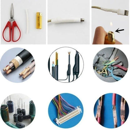 Premium Heat Shrink Tube Kit: 127/328pcs 2:1 Shrinkable Wire Wrap Tubing with 300W Hot Air Gun - Wire Connect Cover & Protection