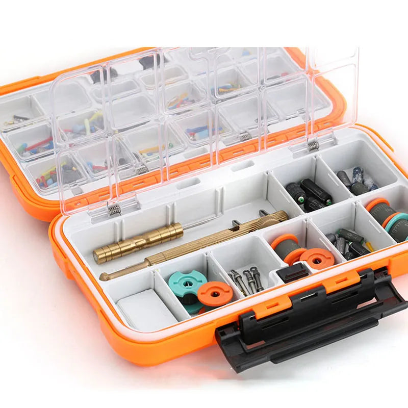 Waterproof Fishing Tackle Box: Tool Storage Container for Fishing Accessories - Fish Hook, Lure, and Bait Organizer for Carp Fishing