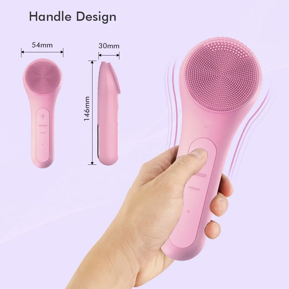 XPREEN Sonic Facial Cleansing Brush - Waterproof Electric Face Cleansing Device for Deep Cleaning