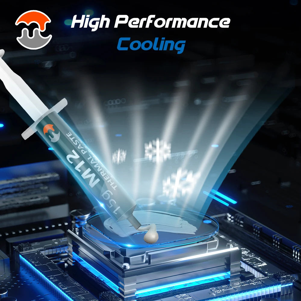 MJ Thermal Paste M12: High-Performance Cooling Solution for CPU, GPU, Printers - Available in Various Sizes for Efficient Heat Dissipation