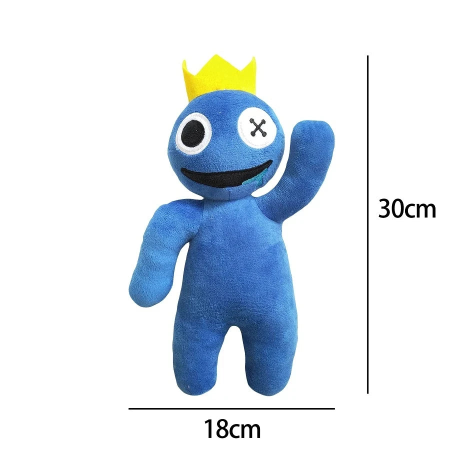 30cm Rainbow Friends Plush Toys - Kawaii Monster Stuffed Dolls, Cartoon Game Puppets for Children - Perfect Christmas Gifts