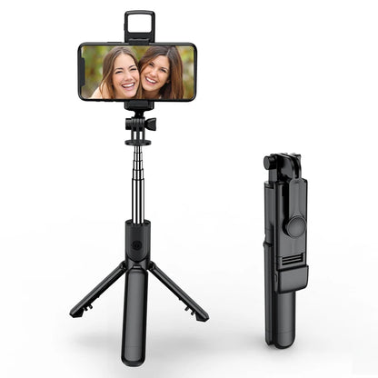 Wireless Selfie Stick Tripod Stand with Light: Bluetooth Remote Extendable Tripod for iPhone, Mobile Phone - TikTok Live Streaming