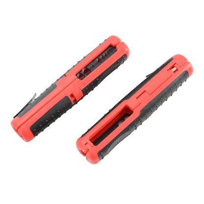 Multifunctional Cable Wire Stripper Cutter Pliers - Portable Anti-Skid Handle Hardware Tool with Strip Pen Clip