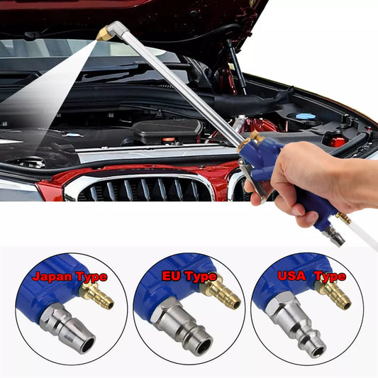 High-Pressure Car Engine Cleaning Gun: Pneumatic Water Tool for Efficient Car Repair - 40cm Length, Removes Engine Oil Deposits