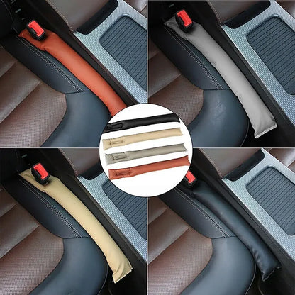 Universal Car Seat Gap Filler - Soft Leather Padding for Interior Car Organization and Style Enhancement