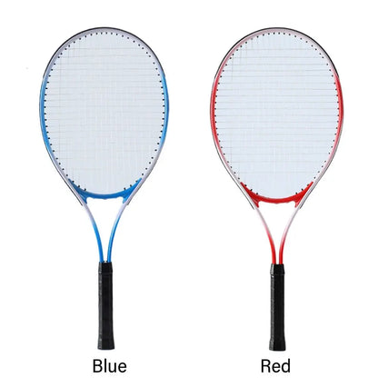 Red and Blue Child Tennis Racket - Professional Training Racquet for Beginners, Shockproof, Parent-Child Interactive Unisex