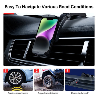 Universal Car Tablet Suction Holder - Cell Phone Holder for Back Seat Vent - Mobile Bracket Auto Supplies for iPad & Smartphones