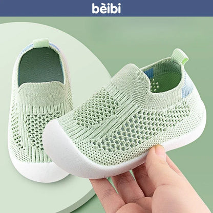 2024 Summer Baby Shoes – Soft Sole Non-Slip Mesh, Breathable and Comfortable for Boys and Girls, All-Match Toddler Footwear