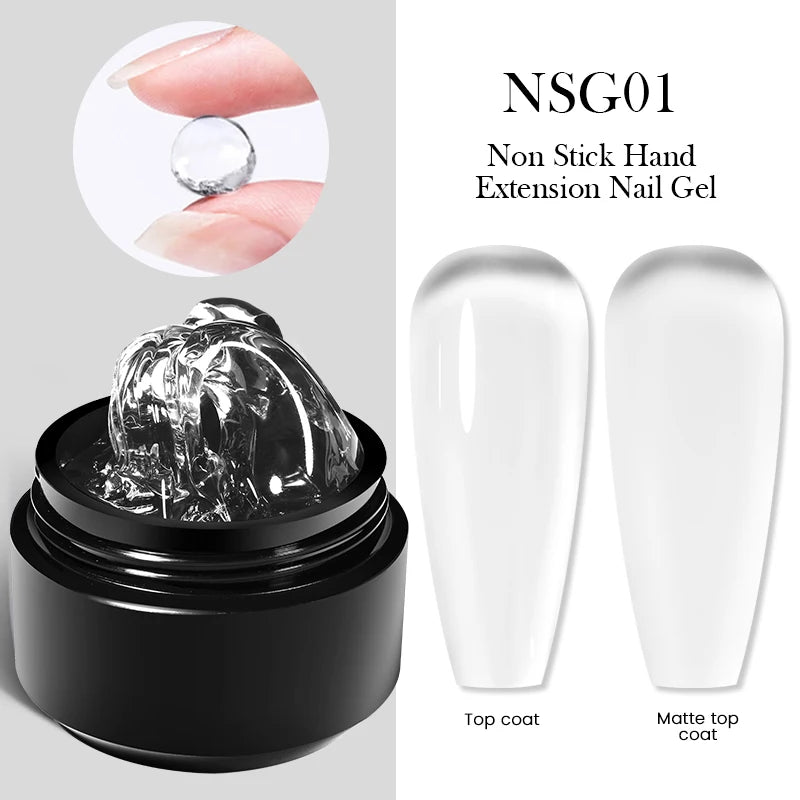 Born Pretty Aurora 15ml Non-Stick Nail Extension Gel - UV LED Soak Off Acrylic Gel for Nail Building and Manicure