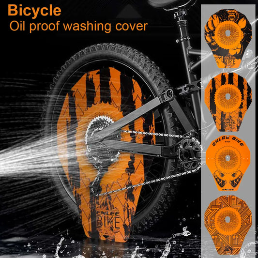 Bicycle Washing Disc Brake Edge Protection Cover: Anti-Pollution Shield for MTB Mountain Bike Maintenance and Car Washing