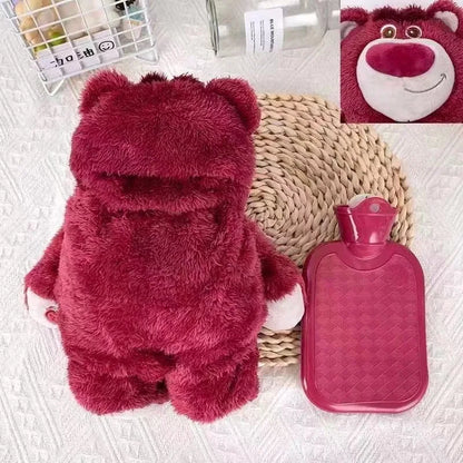 Disney Stitch, Angel, Lotso Hand Warm Bottle - Portable Hot Water Bottles, Warm Hand Bag, Hand Warmer Holiday Gift for Girlfriend