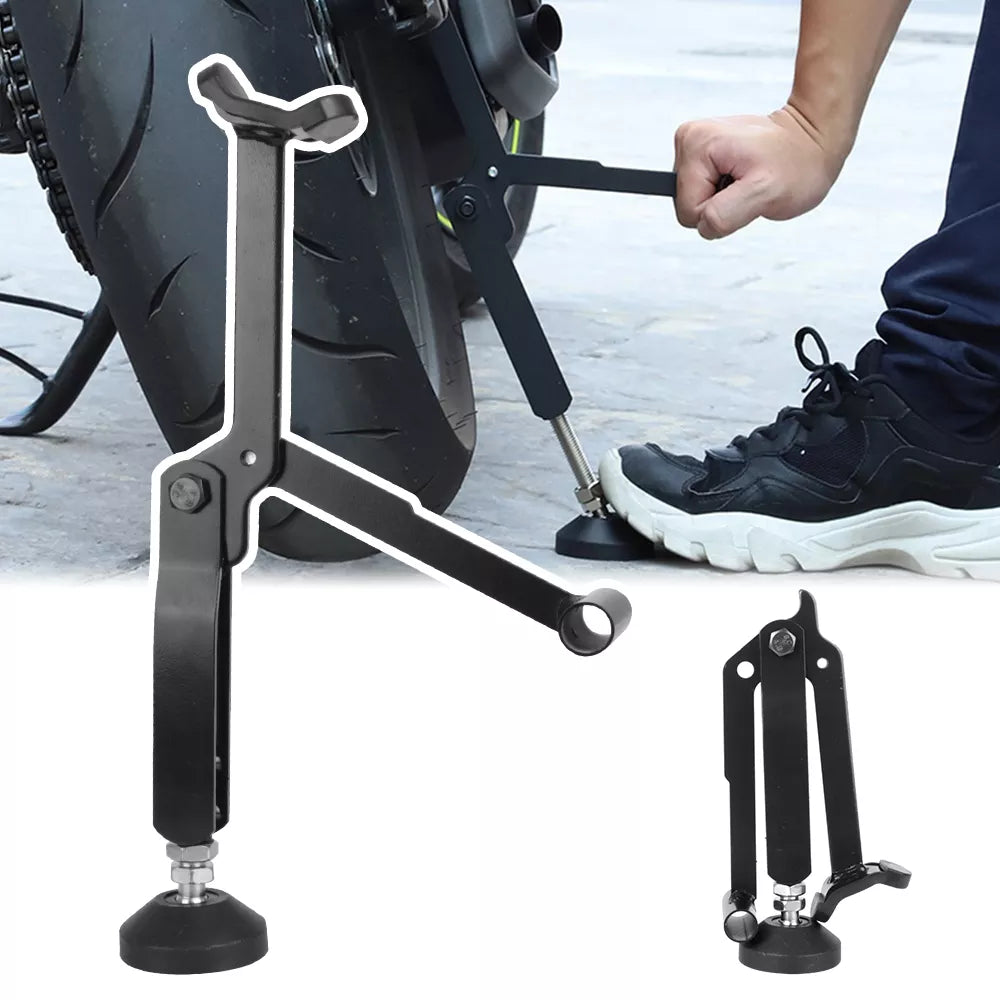 Motorcycle Jack Kickstand Wheel Support: Stable Swingarm Lift for Pit & Dirt Bikes - Portable Paddock Lifter Frame Accessories