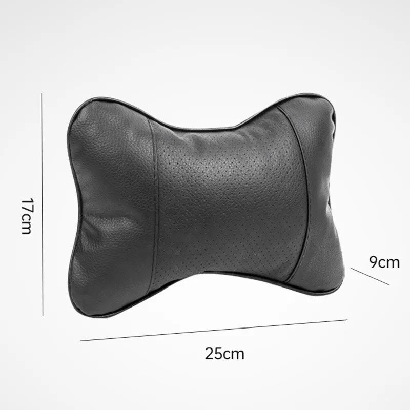 Breathable Mesh Car Seat Neck Protector Pillow - Auto Safety Headrest Restraint for Head and Neck Relaxation, Cushion Pad