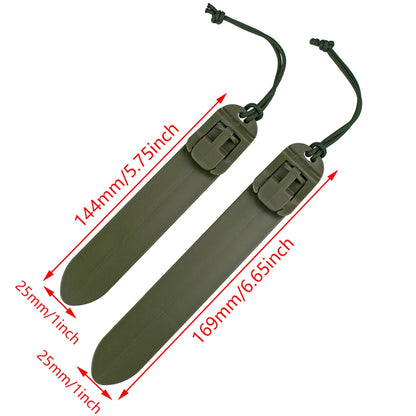 5.75-inch Tactical Molle Stick: Quick Release PALS Webbing Fasten Clip Strap - Durable Acetal Polymer Hunting Accessory