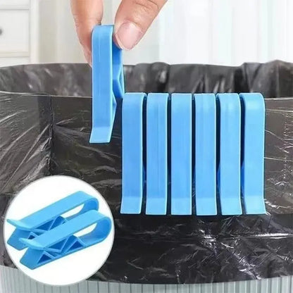 10Pcs Waste Basket Fixation Clip - Kitchen & Bathroom Organizer - Household Storage Clamp for Garbage Bin - Sealing Tools