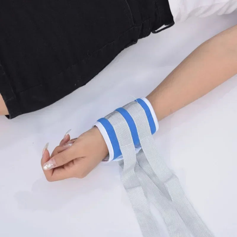 Comfortable Upper and Lower Limb Tie Down Belt | Hand and Foot Fixator | 4pcs Medical Limbs Restraint Strap for Bedridden Elderly Patients