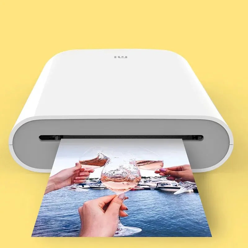 New Original Xiaomi Portable Mini Pocket Photo Printer | Wireless Bluetooth Thermal Print | AR Video | Mijia ZINK Self-Adhesive Color