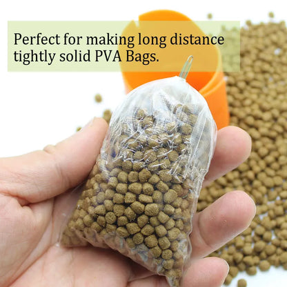 Carp Fishing Mastery: PVA Bag System with Bait Loading Tools - Essential Carp Rig Accessories for Method Feeder Tackle