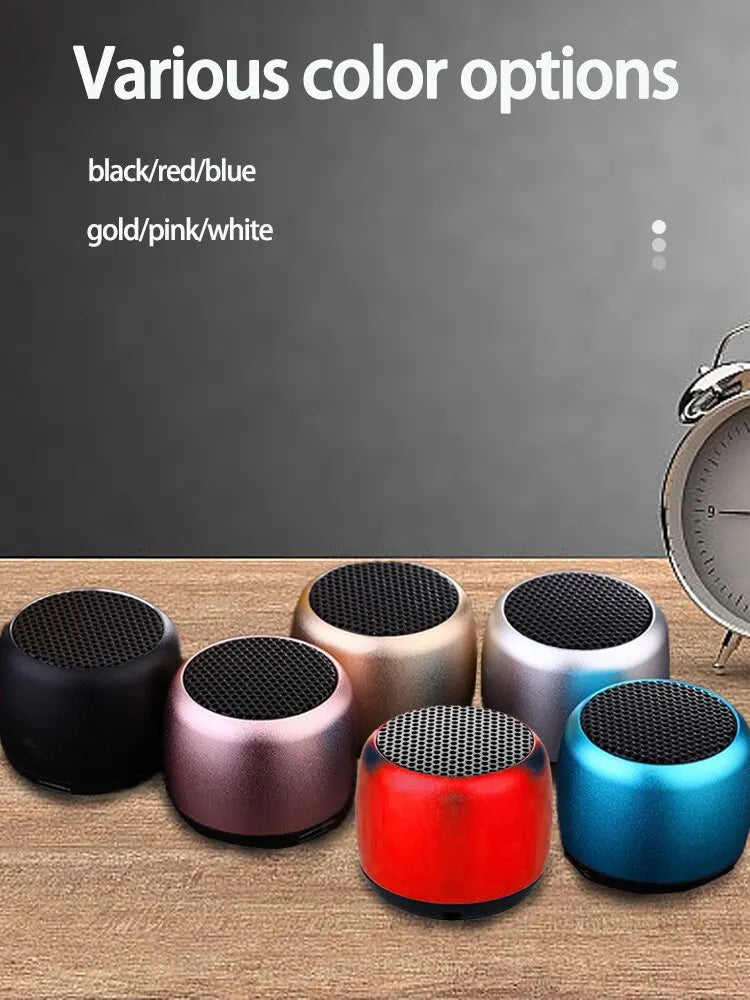 M1 Portable Bluetooth Speaker – Mini USB Outdoor Subwoofer with Stereo Surround Sound, Audio Player