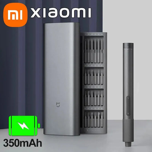 Xiaomi Mijia Electric Precision Screwdriver | Magnetic Kit with 24 PCS Screw Heads | Power Tools Set for Smart Home, PC, Phone Repair