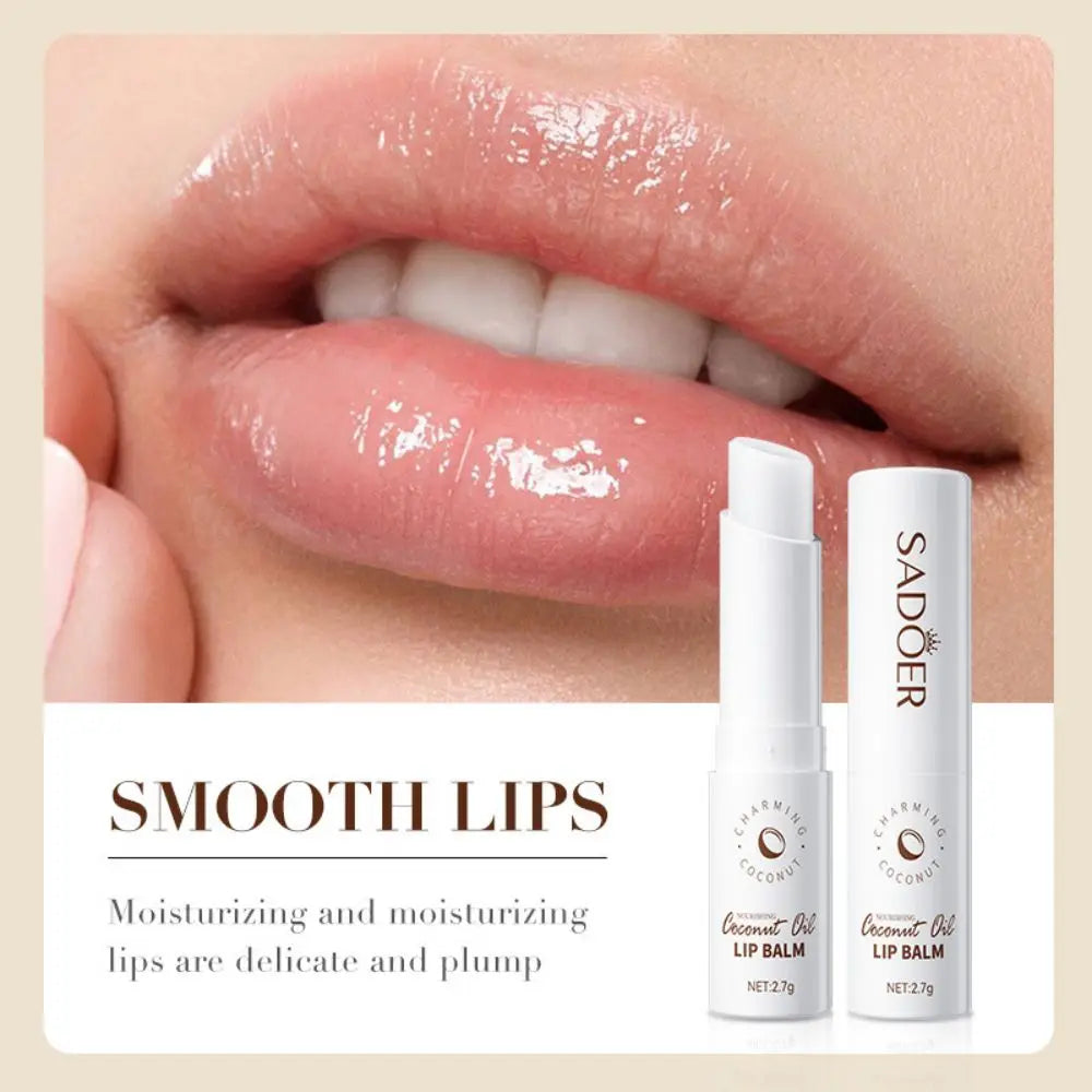 Coconut Lip Balm - Long-Lasting Moisture and Nourishment for Men and Women - Daily Care Formula