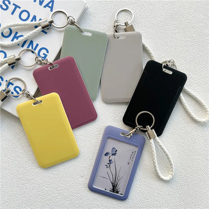 Cute Cartoon Retractable Credit Card Holder: Business Card Holder for Women and Men - Convenient Bank ID Badge Holder, Child Bus Card Cover Case