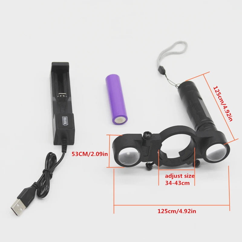 Universal Spray Gun Light - Adjustable Size Fill Light for Airbrushing and Painting - Enhance Visibility with Searchlight Functionality