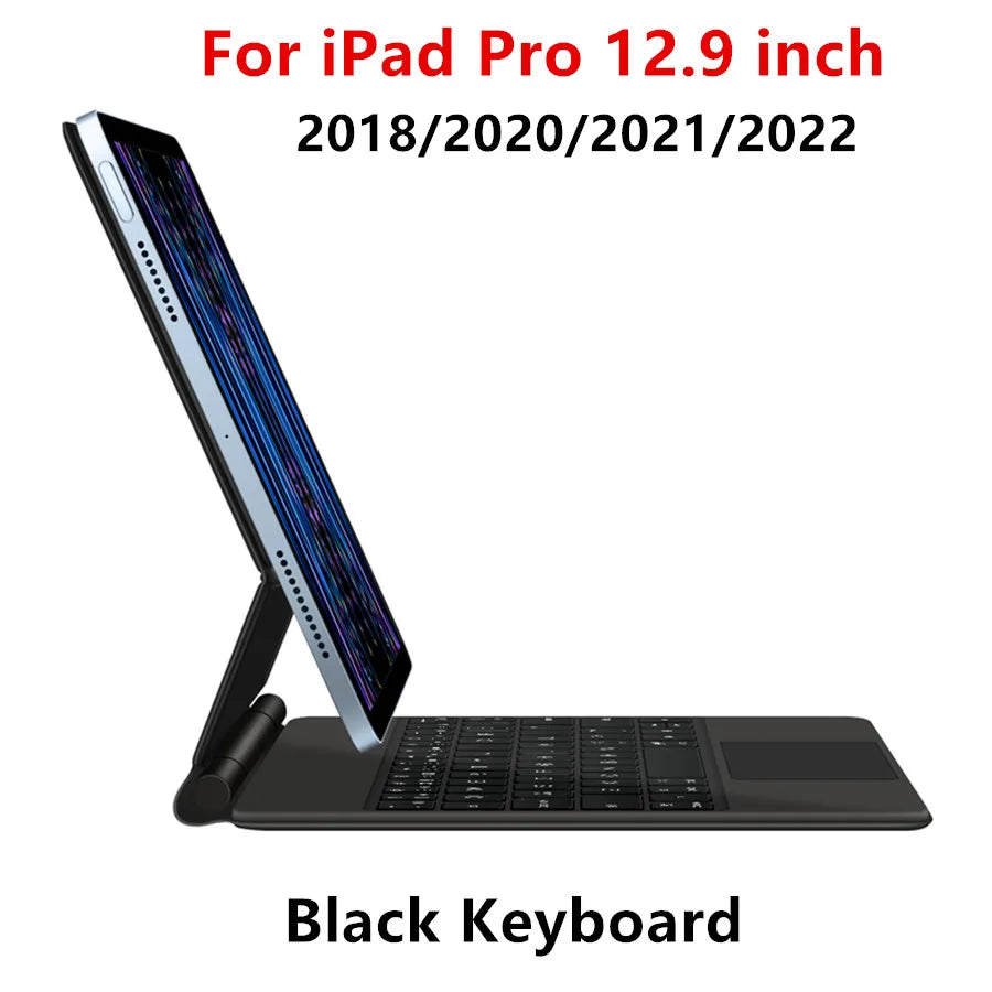 Magic Keyboard for iPad Pro 11/12.9, Air 4/5, iPad 10th Gen - Smart Cover Magnetic Case for iPad Pro 12.9 (3rd-6th Gen)