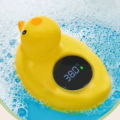 Little Yellow Duck Baby Bathtub Shower Water Thermometer | Safe Temperature Sensor | Floating Waterproof Baby Thermometer