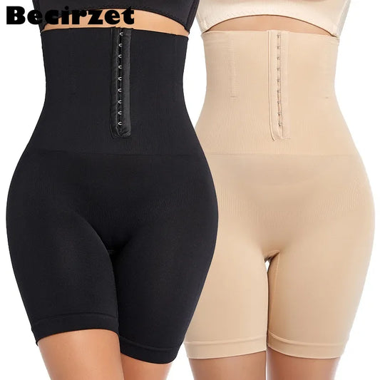 High Waist Stretch Shapewear: Flat Belly Belt Waist Sheath Slimming Panties - Abdomen Control Body Shaper for Women