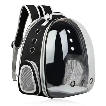 Expandable Cat Carrier Backpack - Large Transparent Pet Travel Backpack with Bubble Space Capsule, High-Quality Travel Bag for Pets