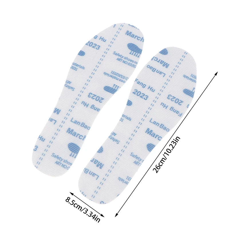 Anti-Puncture Damping Pads - Stab-Resistant Insole for Outdoor Safety Shoes, Soft and Anti-Piercing Protection