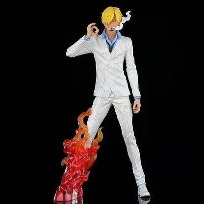 Dreamy Black Foot Mountain: One Piece Handheld White Suit Model Ornament – Exquisite Collectible