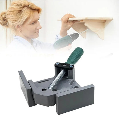 Woodworking Right Angle Fixing Clip Clamp Holder - 90 Degree Welding Corner for Photo Frames, Glass, Furniture - Handy Hand Tool