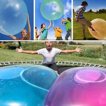 Outdoor Fun with Kids : Soft Air Water Filled Bubble Ball Toy for Summer Parties