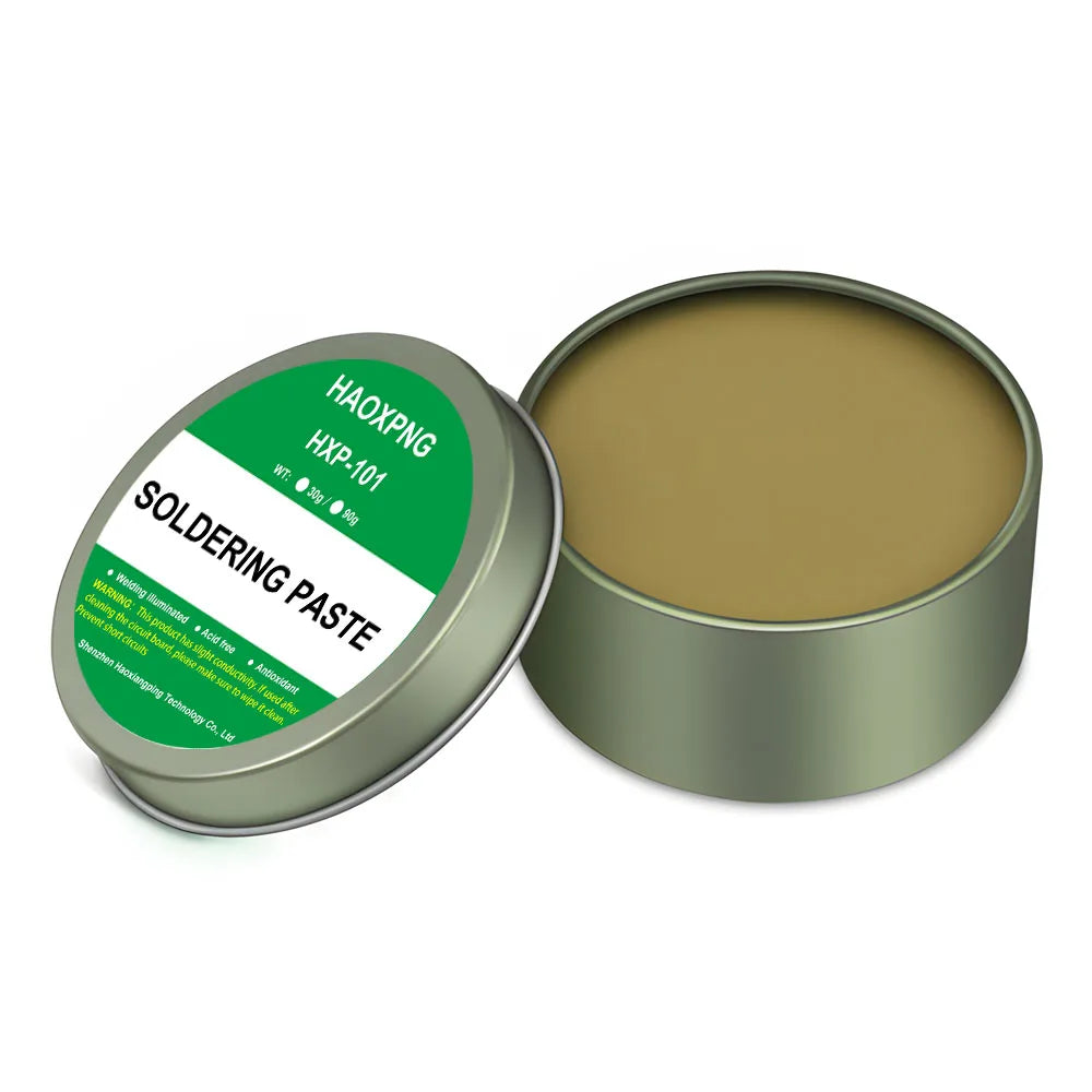 Lead-Free Soldering Paste Rosin Flux - Easy Soldering for Iron, Stainless Steel, Nickel Sheets & Solder Wire Repair