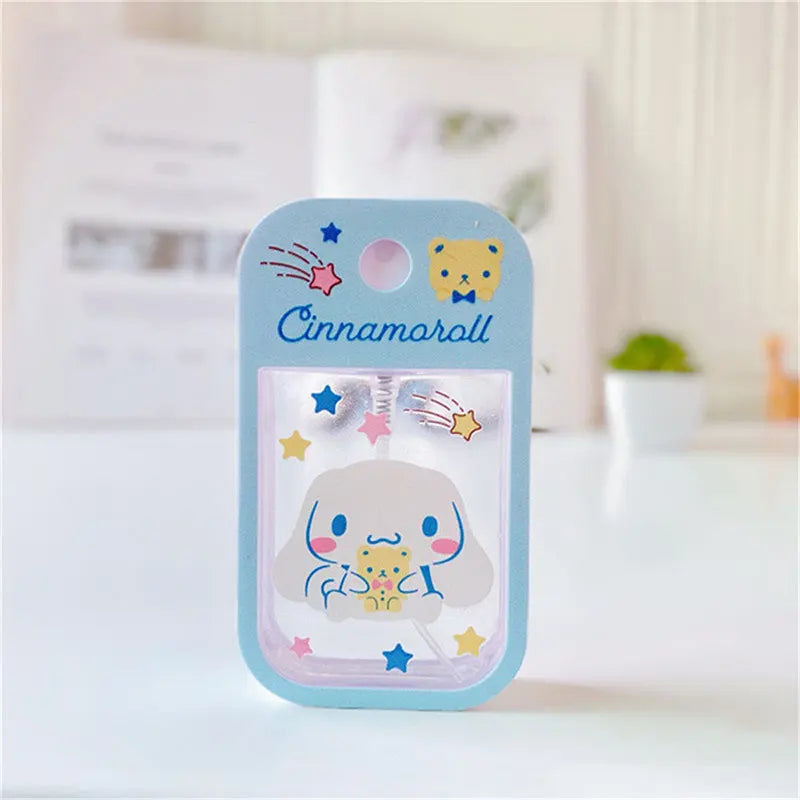 50ml Anime Hello Kitty Sanrio Perfume Spray Bottle - Kuromi Cinnamoroll Travel Portable, My Melody Cartoon Alcohol Press Bottled