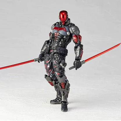 AMAZING YAMAGUCHI Arkham Knight Action Figure #024 - 17cm PVC Bat Model, Movable Anime Figurine Collection Toys for Child's Gifts